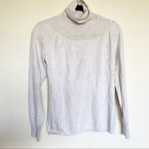 Woolrich | Cowl Neck Fitted Cream Sweater